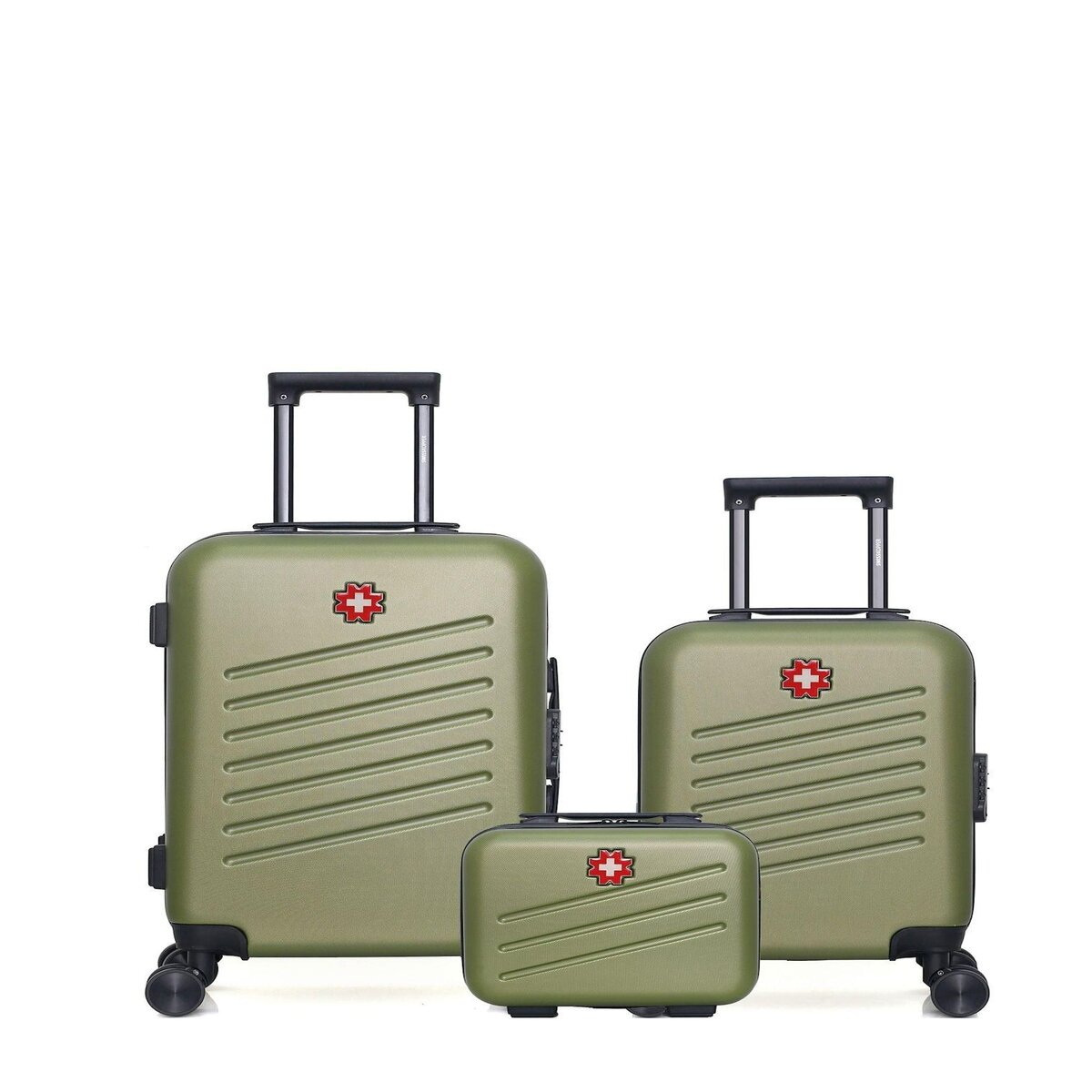 SWISS KOPPER SWISS KOPPER - LOT DE 3 - Valises cabine, cabine XXS et vanity ZURICH