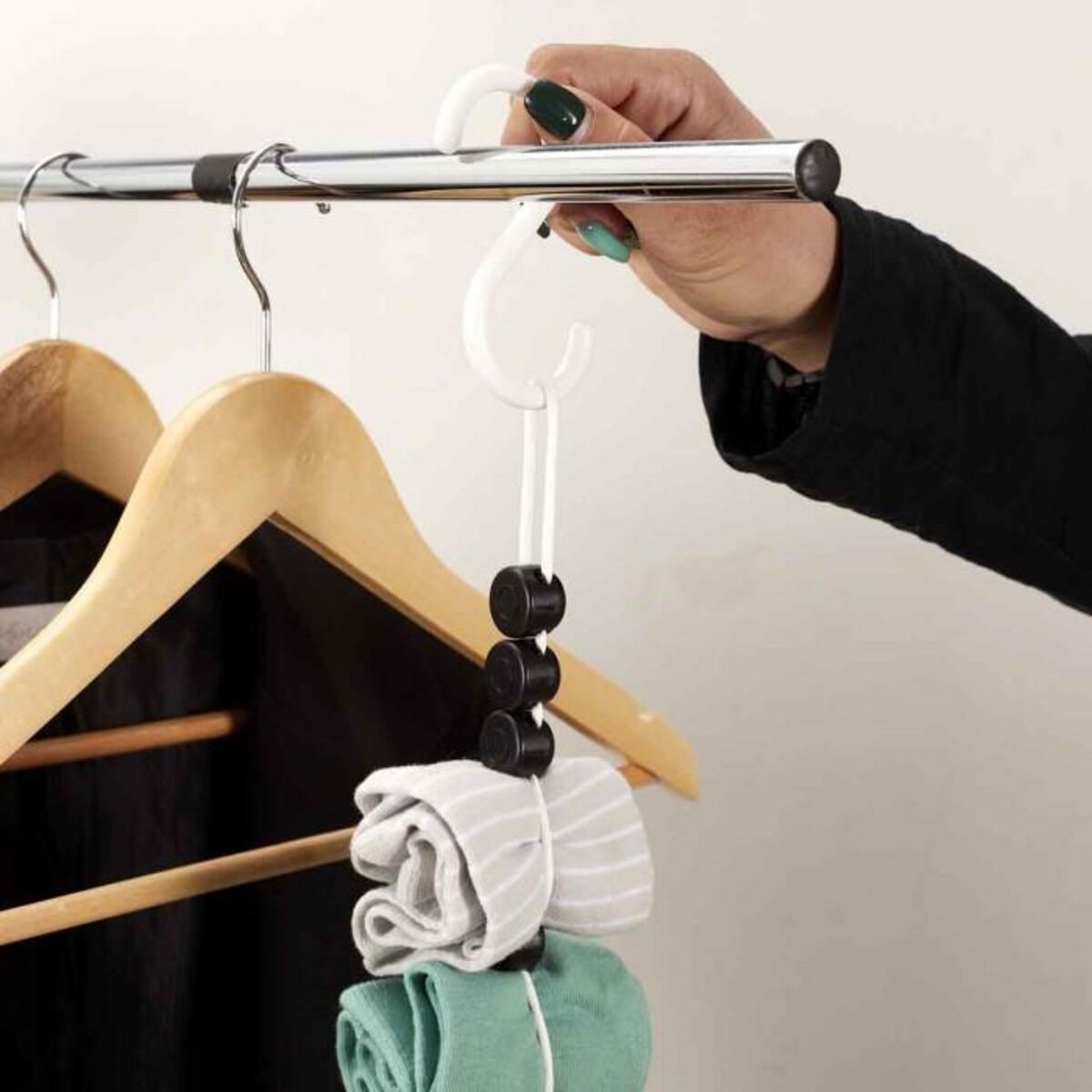 Paris Prix Organisateur de Chaussettes  10 Paires  70cm Blanc