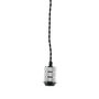 Voir la diapositive 2 : Paris Prix Suspension en Métal Brossé  Line  12cm Argent