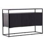Paris Prix Buffet 3 Portes en Teck  Kingsport  120cm Noir