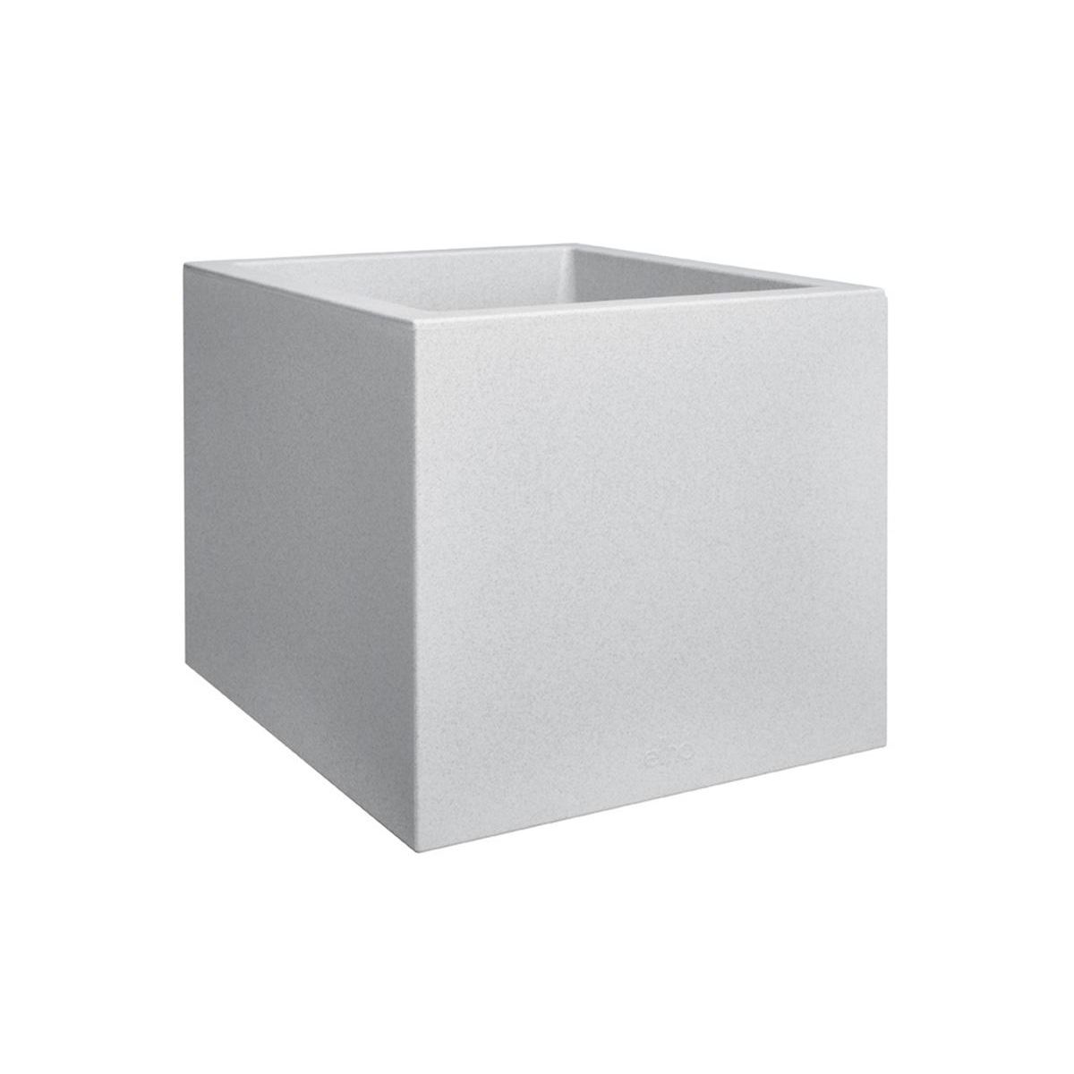 ELHO Jardinière carré en plastique 40 x 40 cm Elho Vivo Next Square ciment clair