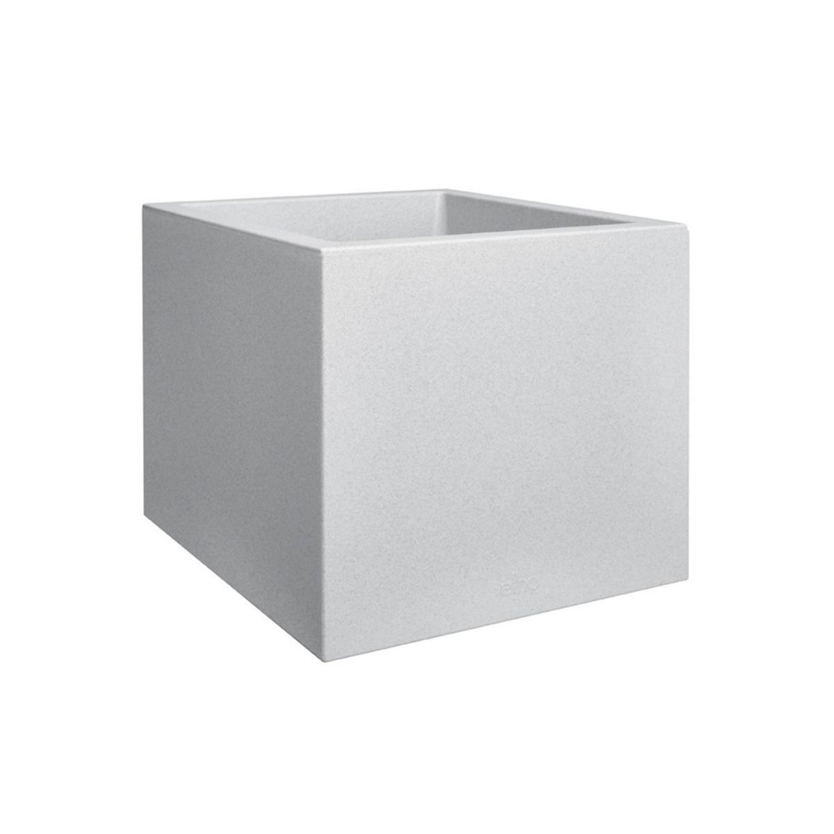 ELHO Jardinière carré en plastique 40 x 40 cm Elho Vivo Next Square ciment clair