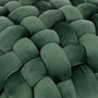 Voir la diapositive 2 : ATMOSPHERA Tabouret Design  Tricot  43cm Vert Jade