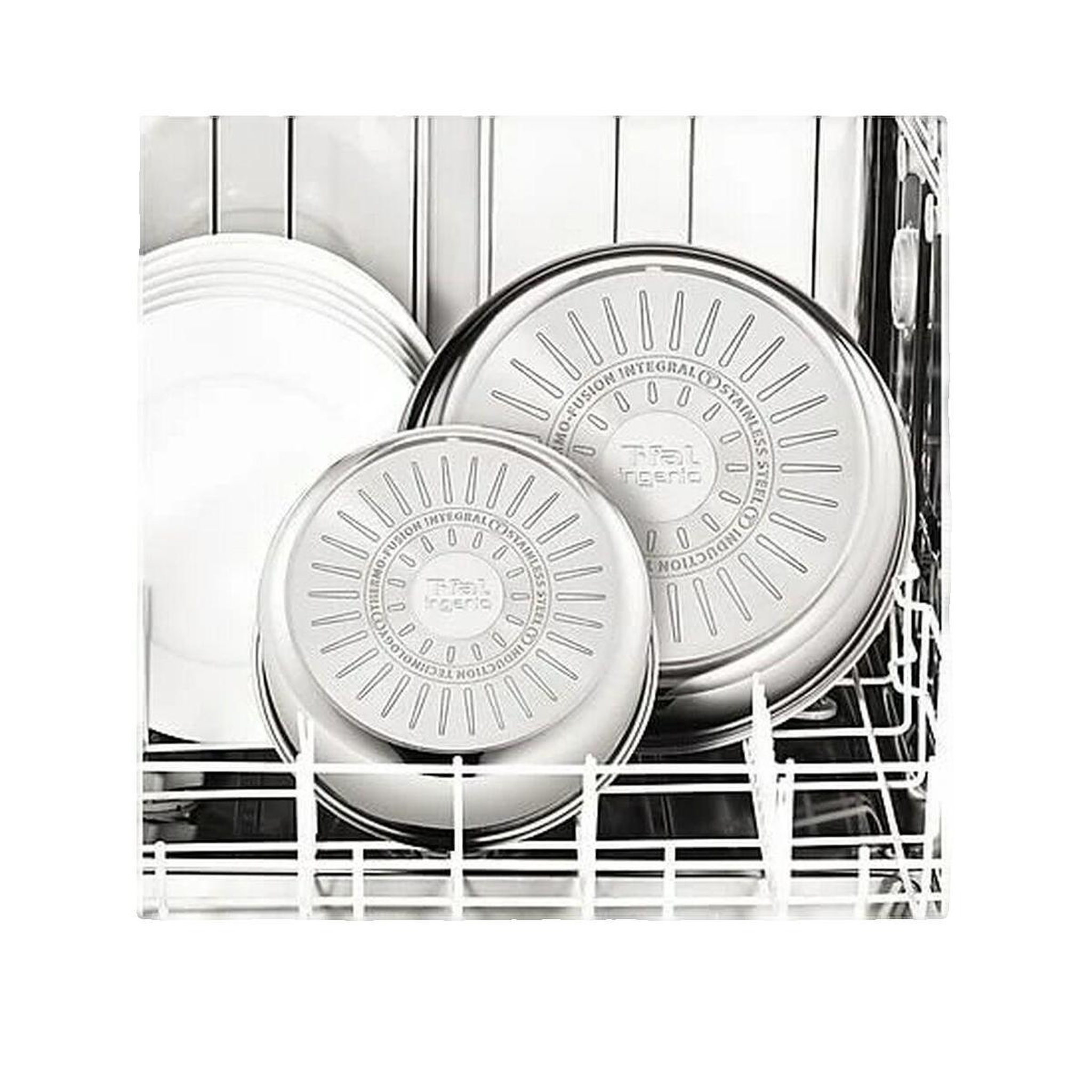 Voir la diapositive 3 : TEFAL Batterie de cuisine Tefal Ingenio Emotion 10 pièces Acier Inoxydable Antiadhésif