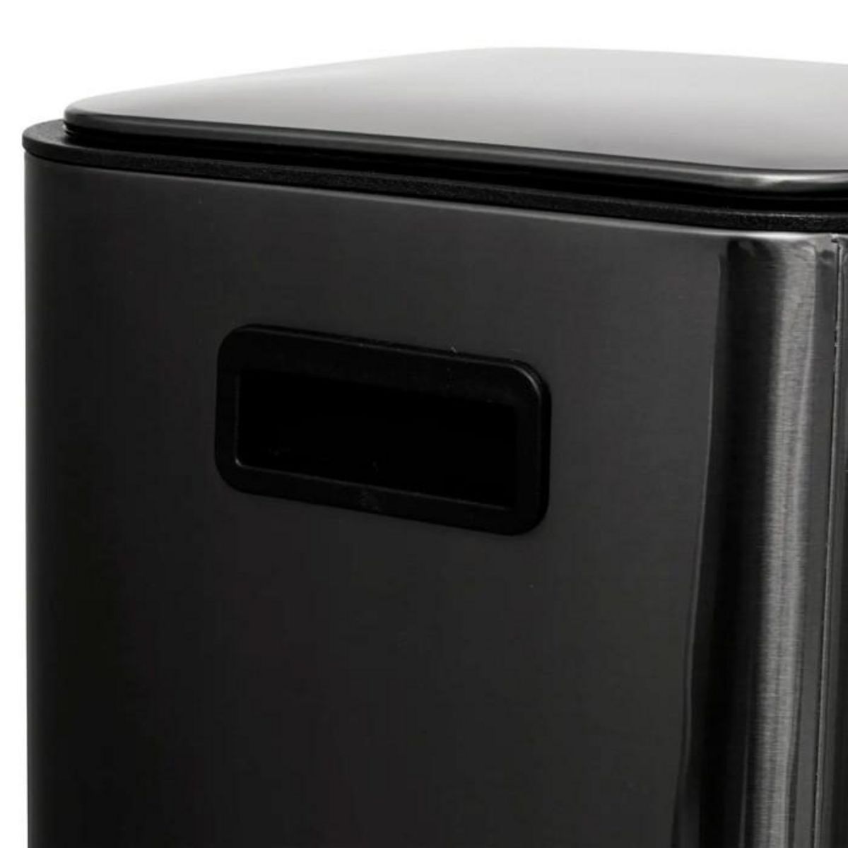 FIVE Poubelle de Cuisine à Pédale en Métal  Delta  30L Carbonne