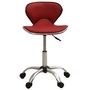 Voir la diapositive 2 : VIDAXL Chaise de bureau Rouge bordeaux Similicuir