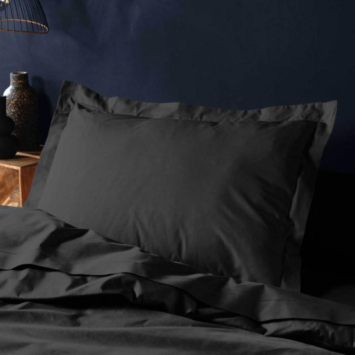 Paris Prix Taie d'Oreiller  Lina  50x70cm Noir