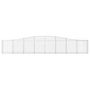 Voir la diapositive 3 : VIDAXL Panier de gabions arque 400x30x60/80 cm Fer galvanise