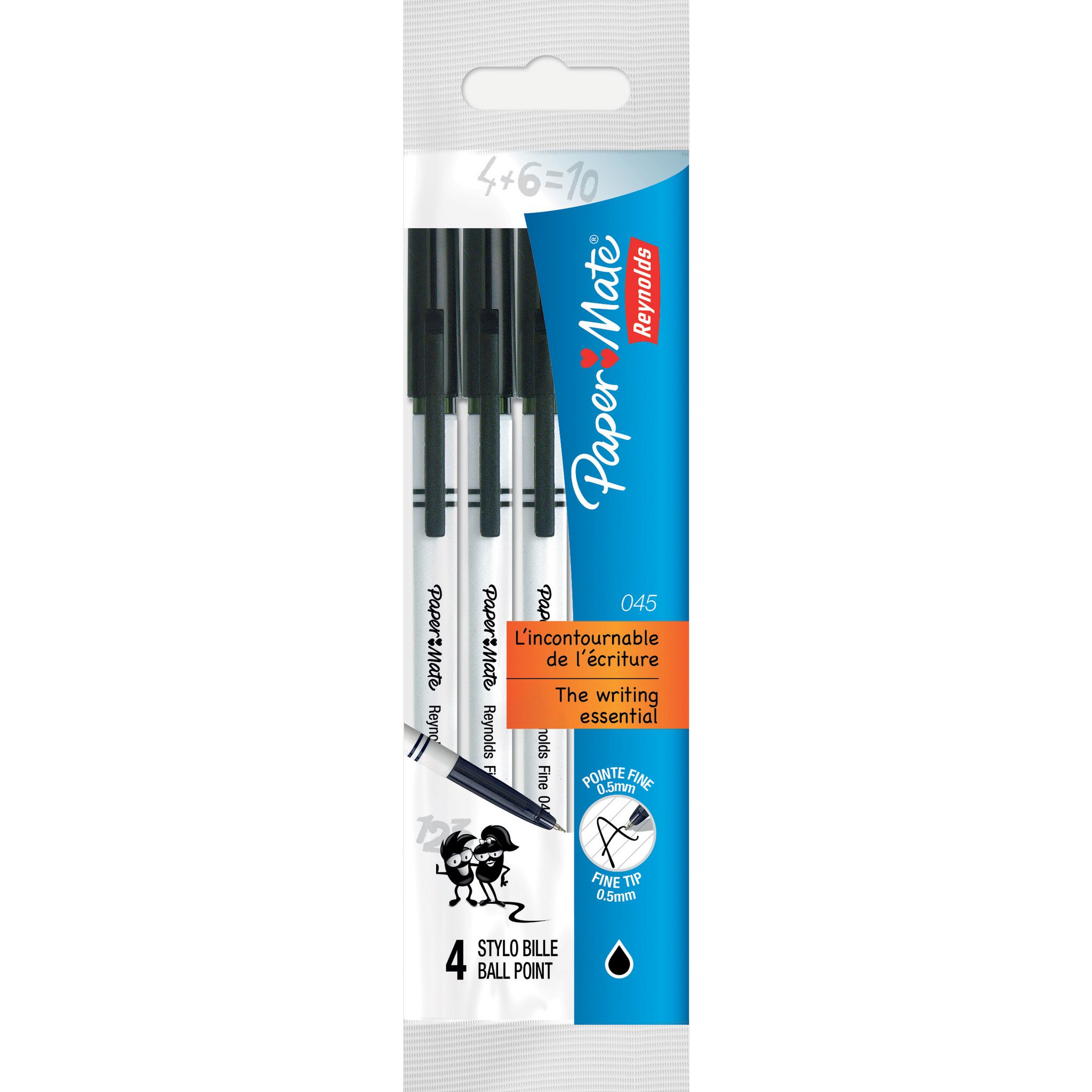 PATIKIL Lot De 4 Stylos à Bille Rétractables En Métal - Encre
