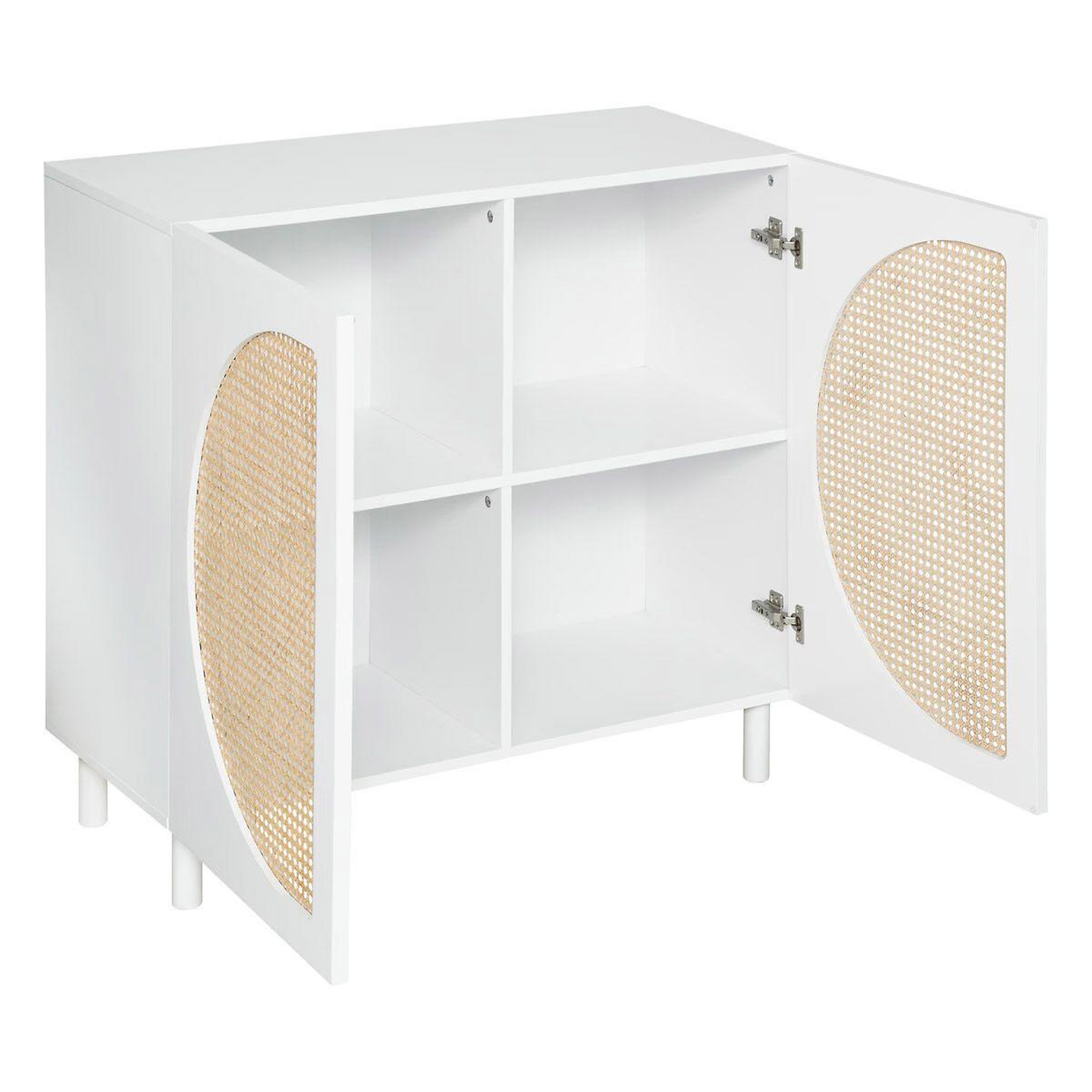 Voir la diapositive 2 : ATMOSPHERA Buffet 2 portes  cabras  94cm blanc