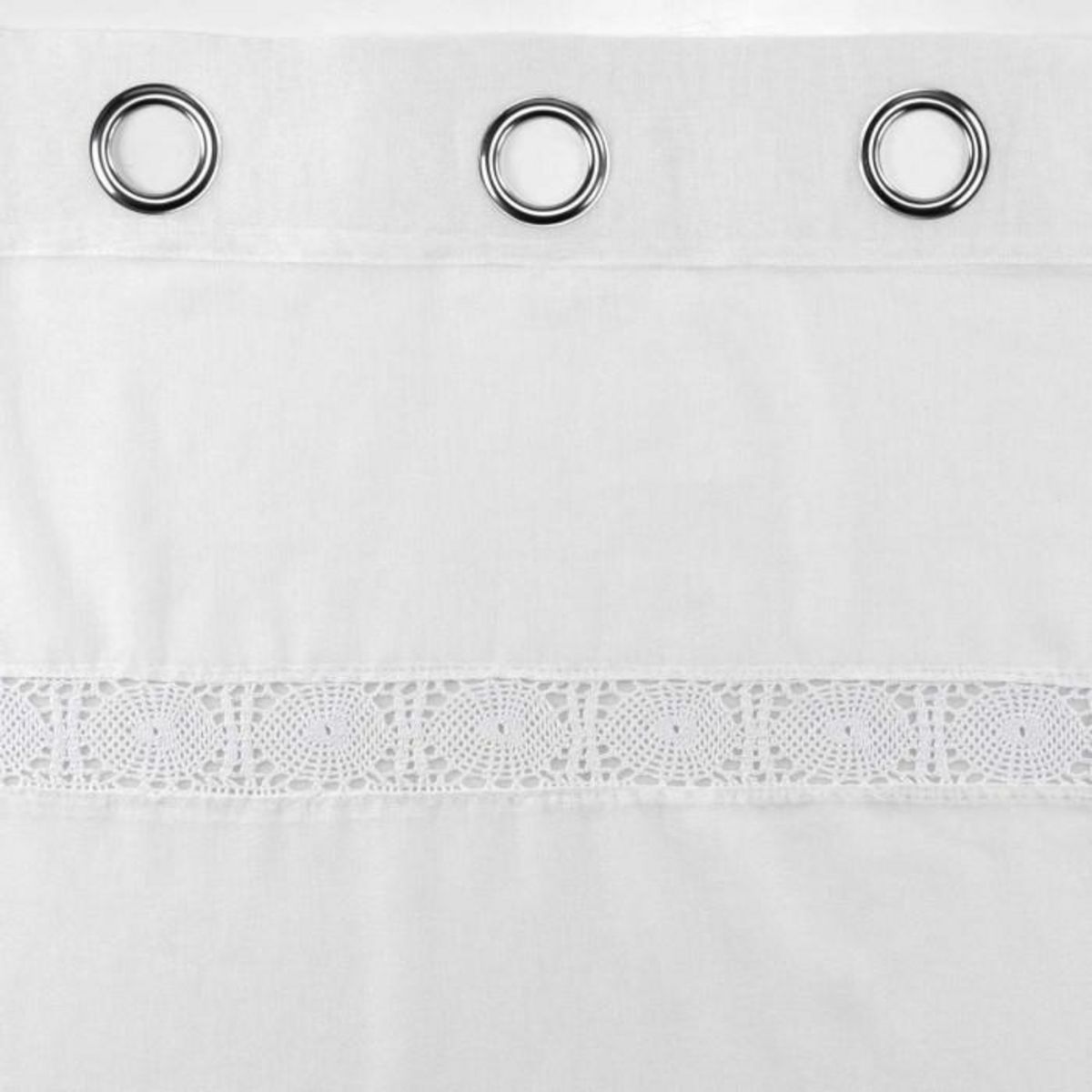 Paris Prix Rideau à Œillets Tissé  Everest  140x240cm Blanc