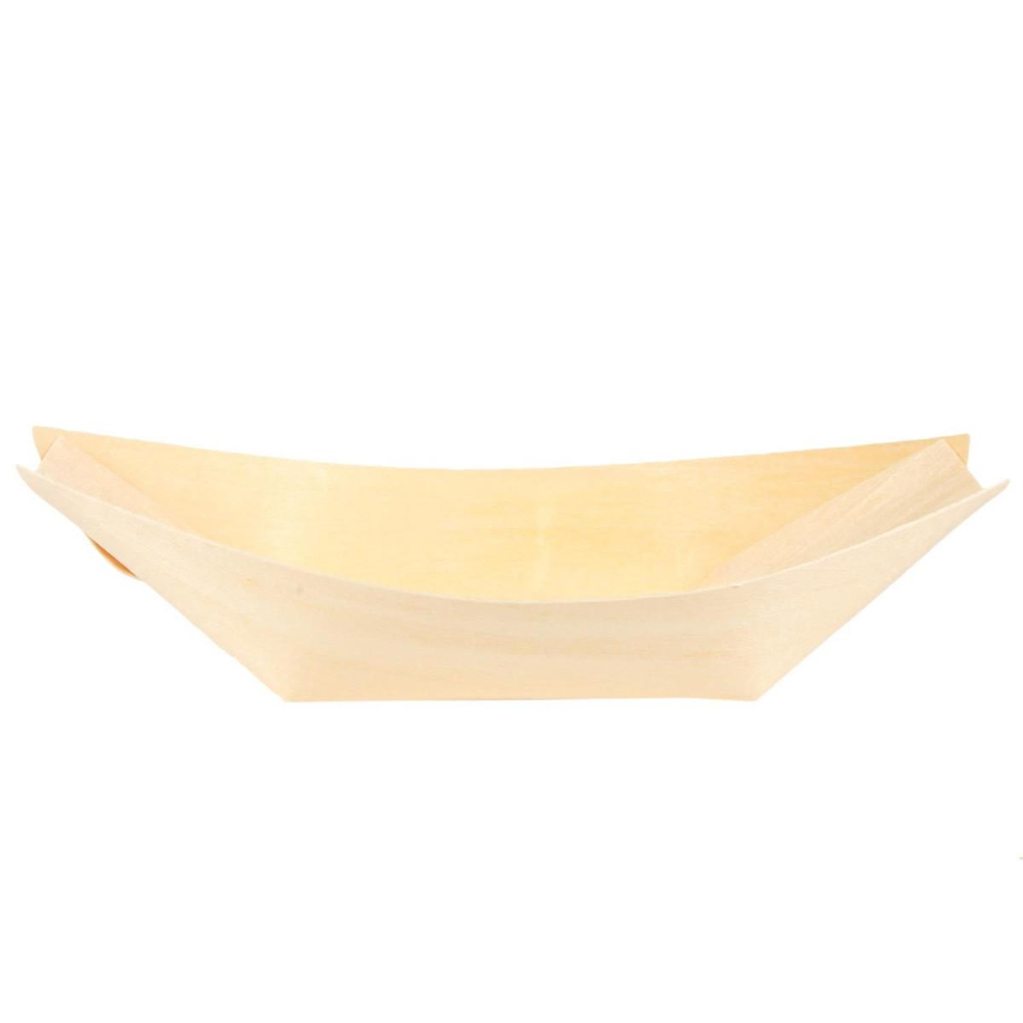 Voir la diapositive 2 : COOK CONCEPT Lot de 24 Barquettes Carton  Bateau  13cm Naturel