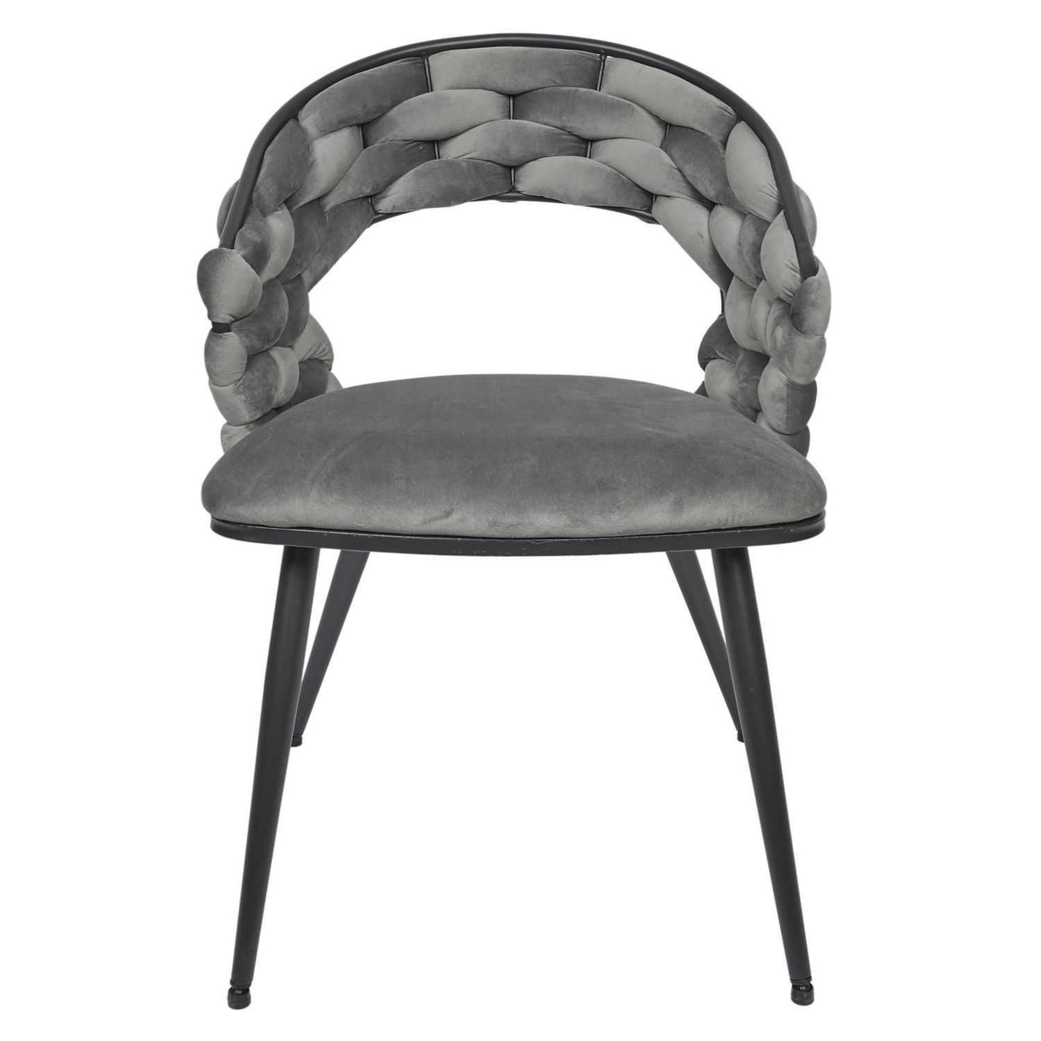 Voir la diapositive 3 : The Home Deco Factory Lot de 2 chaises assise tressée LUND