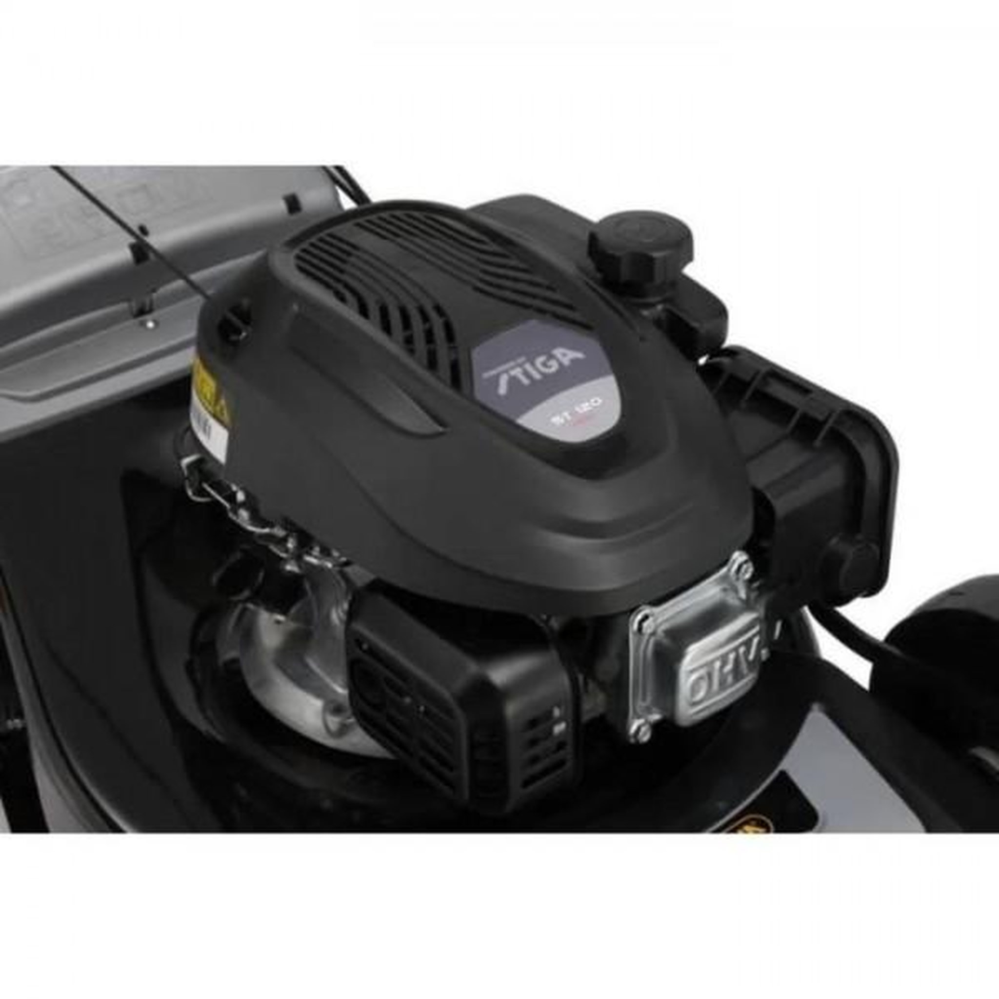 Voir la diapositive 4 : Alpina Tondeuse a Gazon   thermique poussée - Largeur de coupe : 46 cm - ALPINA AL4 46 A - 123 cm³ - Jusqu'a 1200 m²