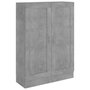 Voir la diapositive 2 : VIDAXL Bibliotheque Gris beton 82,5x30,5x115 cm Bois d'ingenierie