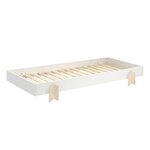 Paris Prix Lit Enfant en Bois  Modulo Arrow  90x200cm Blanc