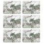 Voir la diapositive 1 : HABITABLE Lot de 6 sets de table motifs animaux OLWEN - 28 x 43 cm