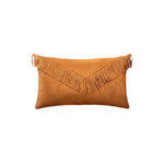 ATMOSPHERA Coussin Déco  Fringe Pop  30x50cm Ocre