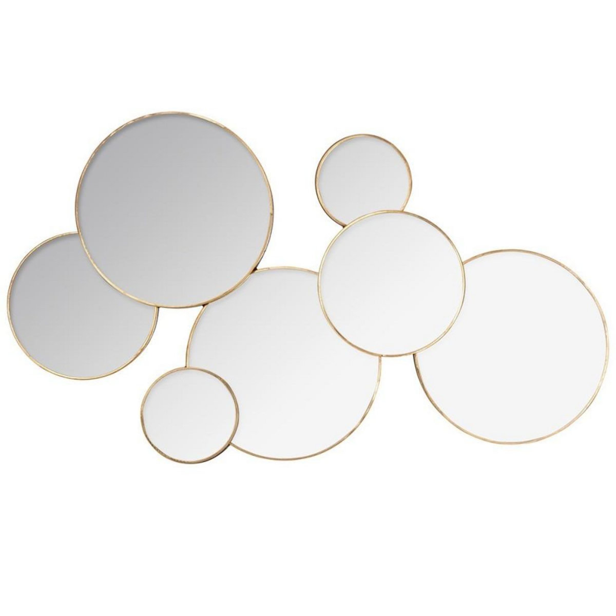 ATMOSPHERA Miroirs ronds multiples Lila 61x37 cm