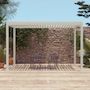 Voir la diapositive 2 : SWEEEK Pergola bioclimatique aluminium lames orientables 4x3m Triomphe