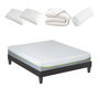 Voir la diapositive 1 : OLYMPE LITERIE OLYMPE LITERIE | Pack Prêt à dormir ANTHEA | Matelas Mémoire de forme + Sommier + Accessoires