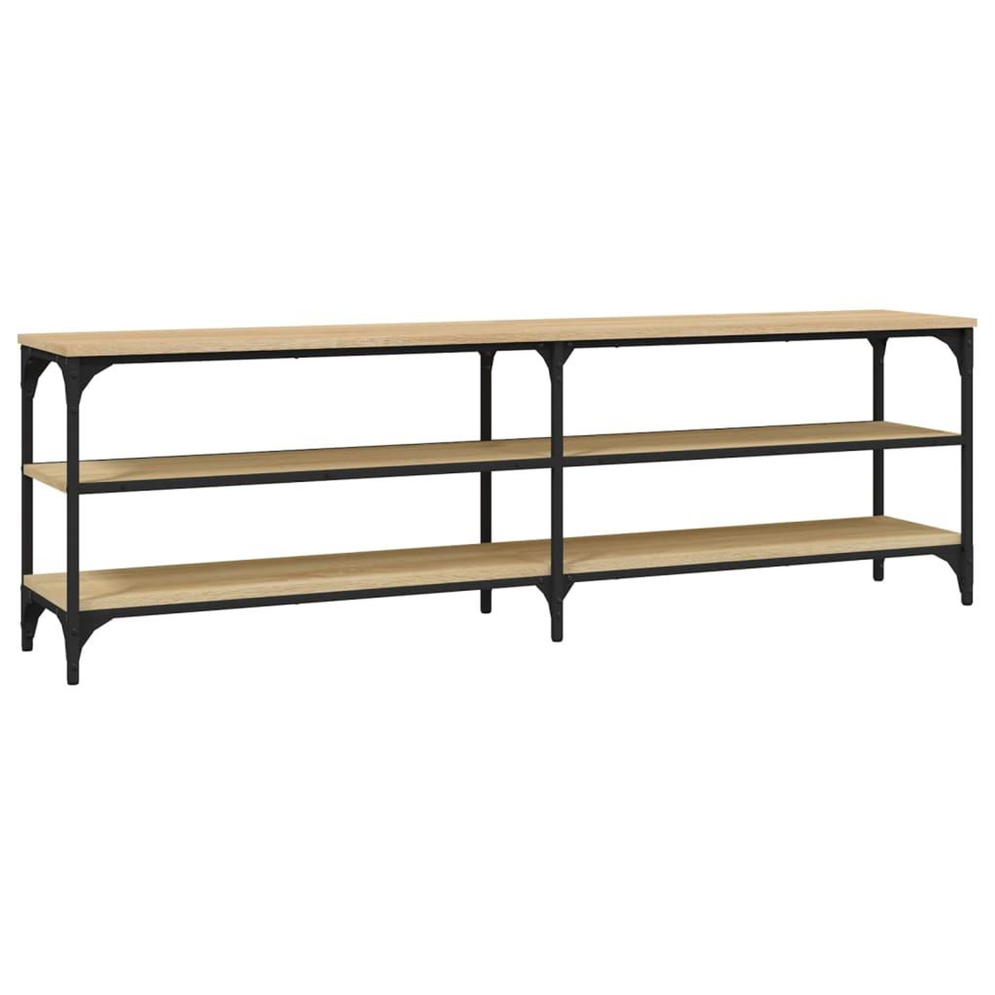 Voir la diapositive 2 : VIDAXL Meuble TV chene sonoma 160x30x50 cm bois d'ingenierie