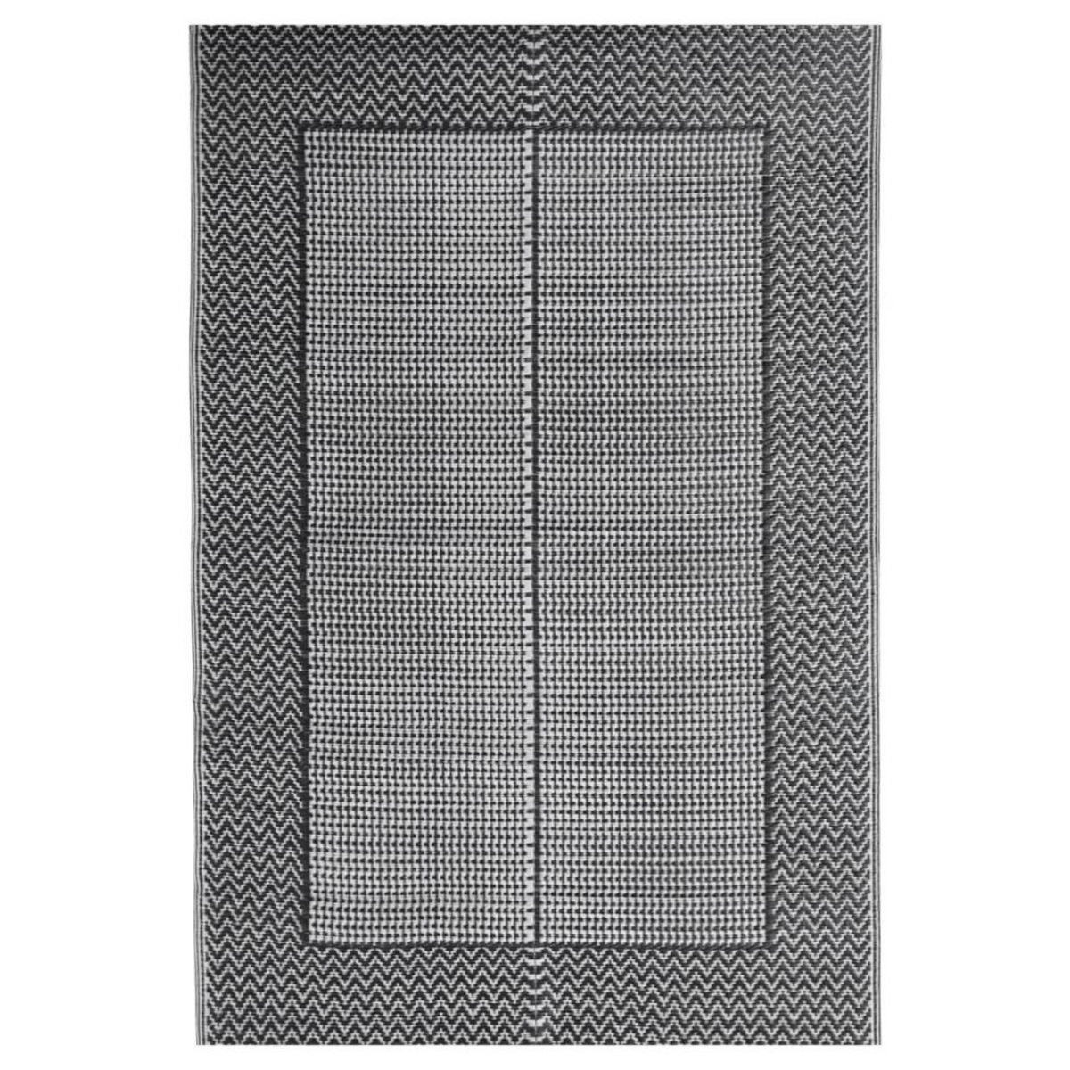 VIDAXL Tapis d'exterieur ARAKIL Noir 140x200 cm PP