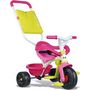 Voir la diapositive 2 : SMOBY Tricycle be fun confort rose