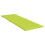 Voir la diapositive 4 : VIDAXL Coussin de chaise longue vert vif 186x58x3 cm tissu oxford