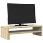 Voir la diapositive 3 : VIDAXL Support de moniteur chêne sonoma 54x22x15 cm bois d ingénierie