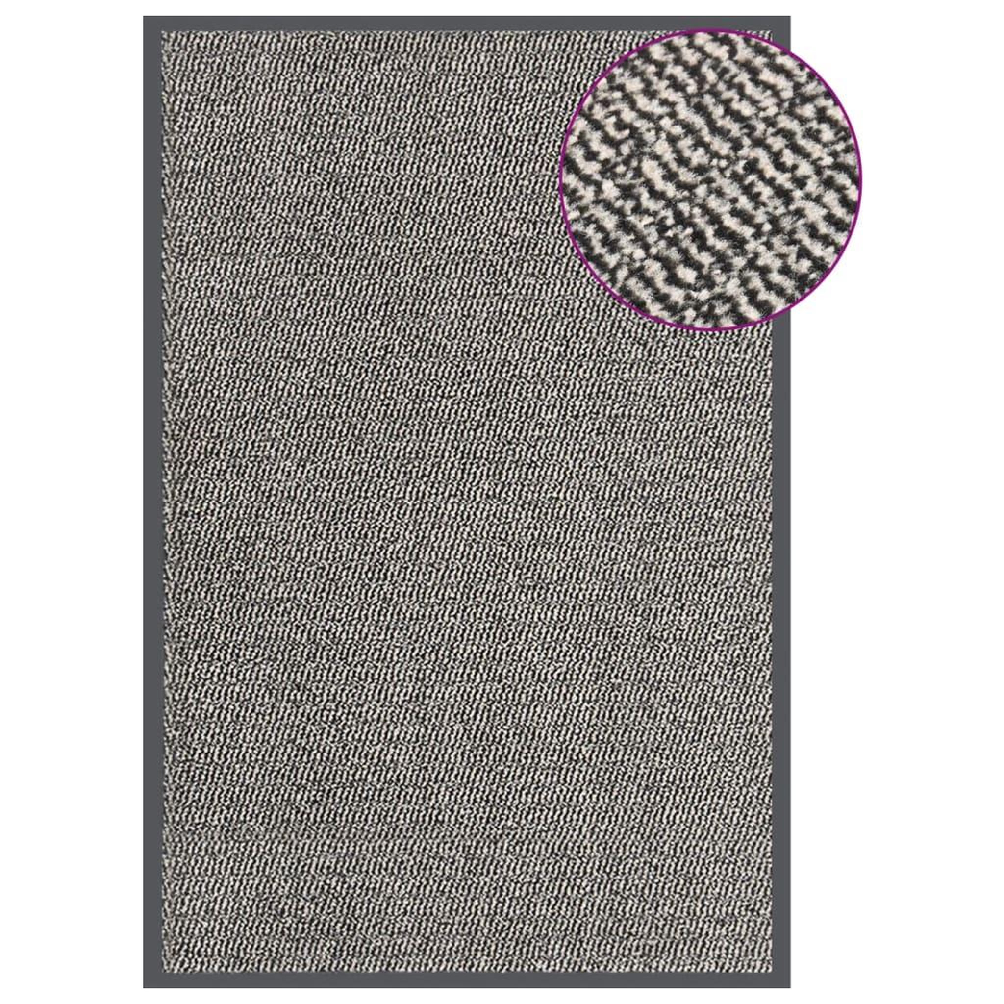 VIDAXL Paillasson touffete 80x120 cm Marron clair