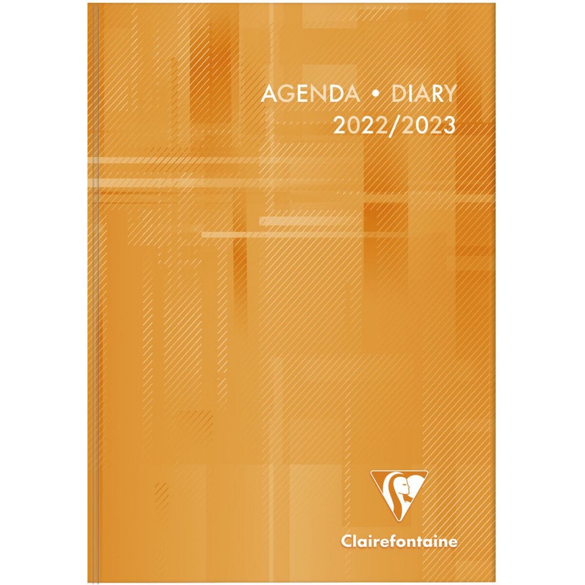 CLAIREFONTAINE Agenda scolaire journalier 12x17cm orange 2022-2023