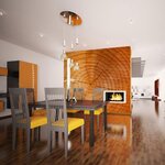 Paris Prix Papier Peint  Tronc D'arbre avec des Anneaux Annuels. Coloris disponibles : Multicolore