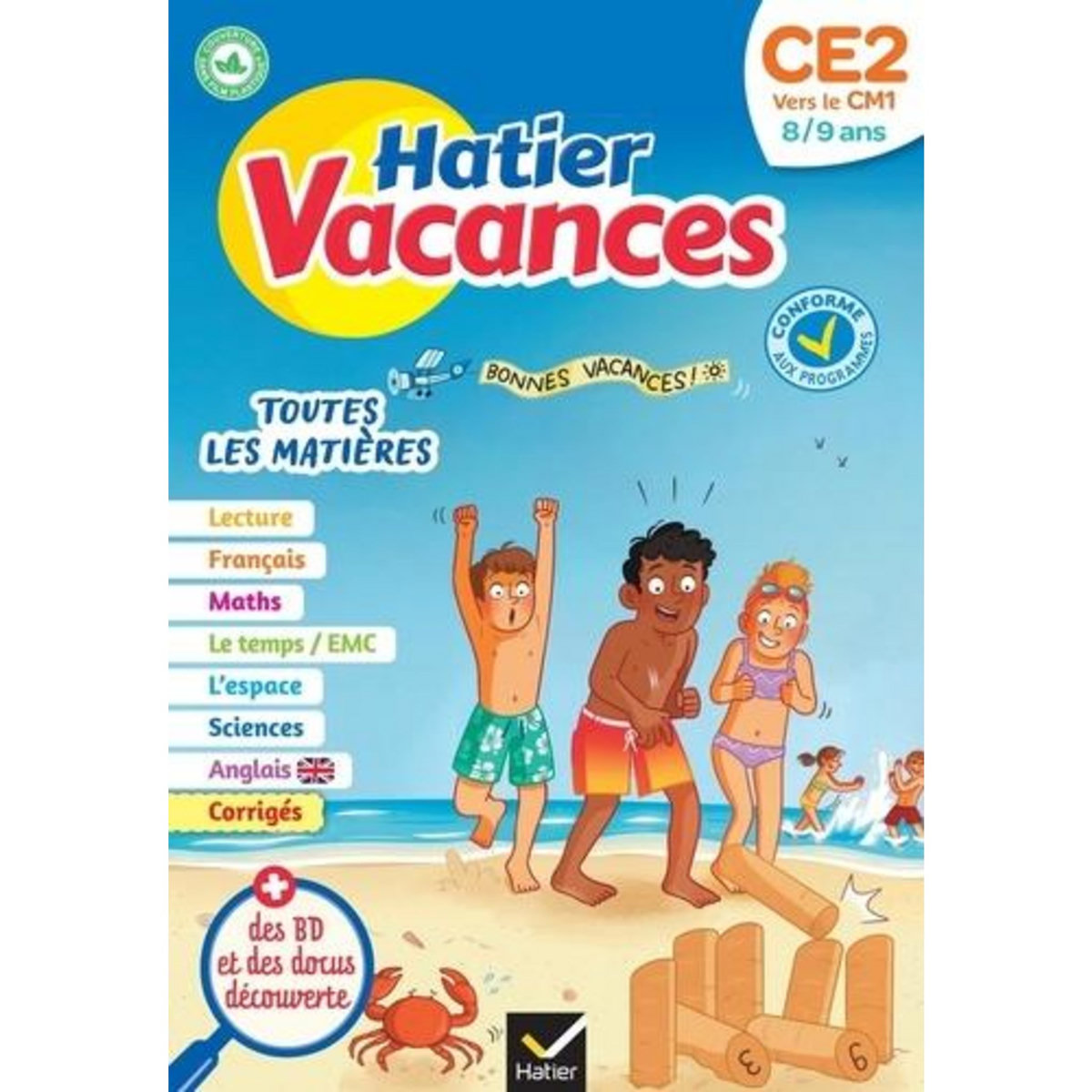 HATIER VACANCES DU CE2 VERS LE CM1. TOUTES LES MATIERES, EDITION 2023, Cardron Isabelle