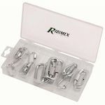 Ribitech Coffret de 25 goupilles clip pour tubes assorties