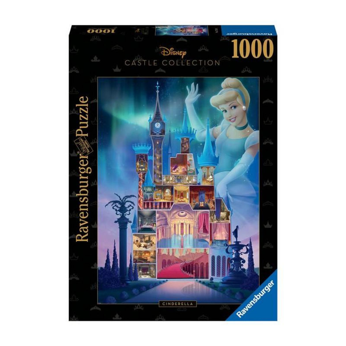 RAVENSBURGER Puzzle Ravensburger Cendrillon Collection Château Disney Princesses 1000 pièces