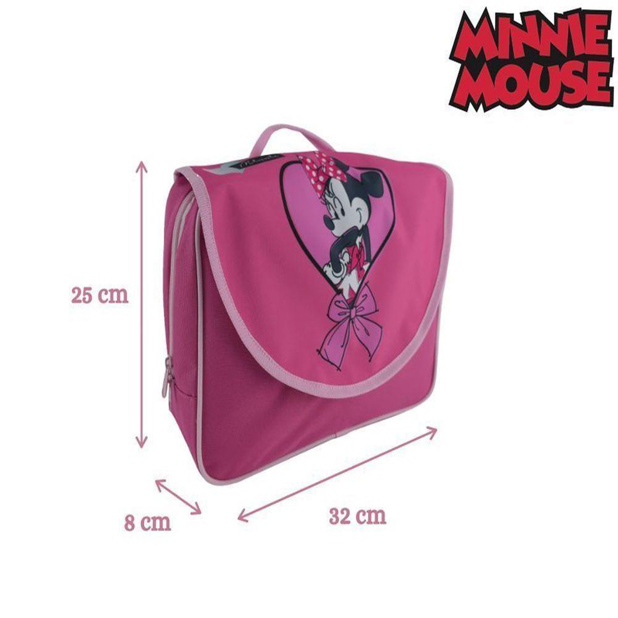 Voir la diapositive 6 : Bagtrotter BAGTROTTER Cartable 32 cm Disney Minnie Rose