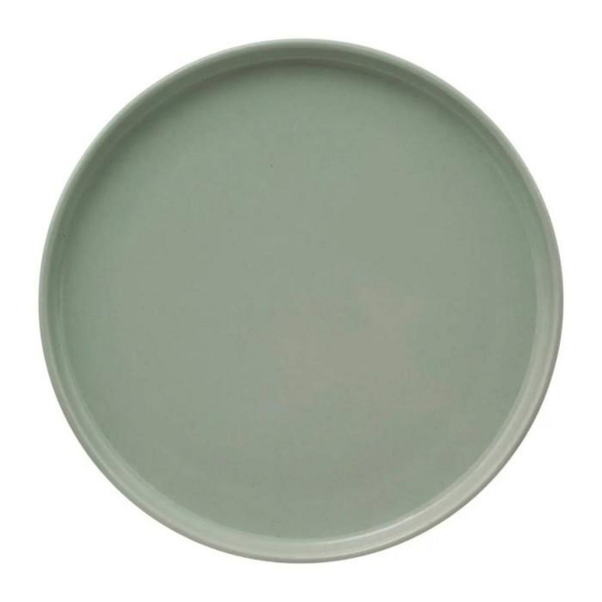 SECRET DE GOURMET Lot de 6 Assiettes Plates  Marie  26cm Vert Clair