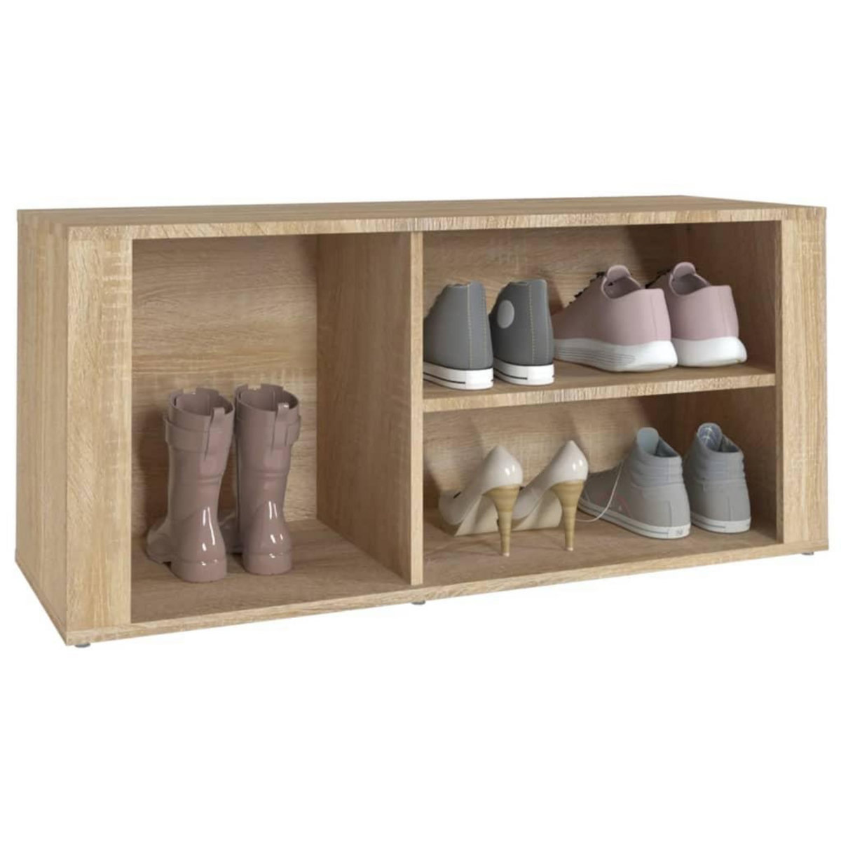 VIDAXL Armoire a chaussures Chene sonoma 100x35x45cm Bois d'ingenierie