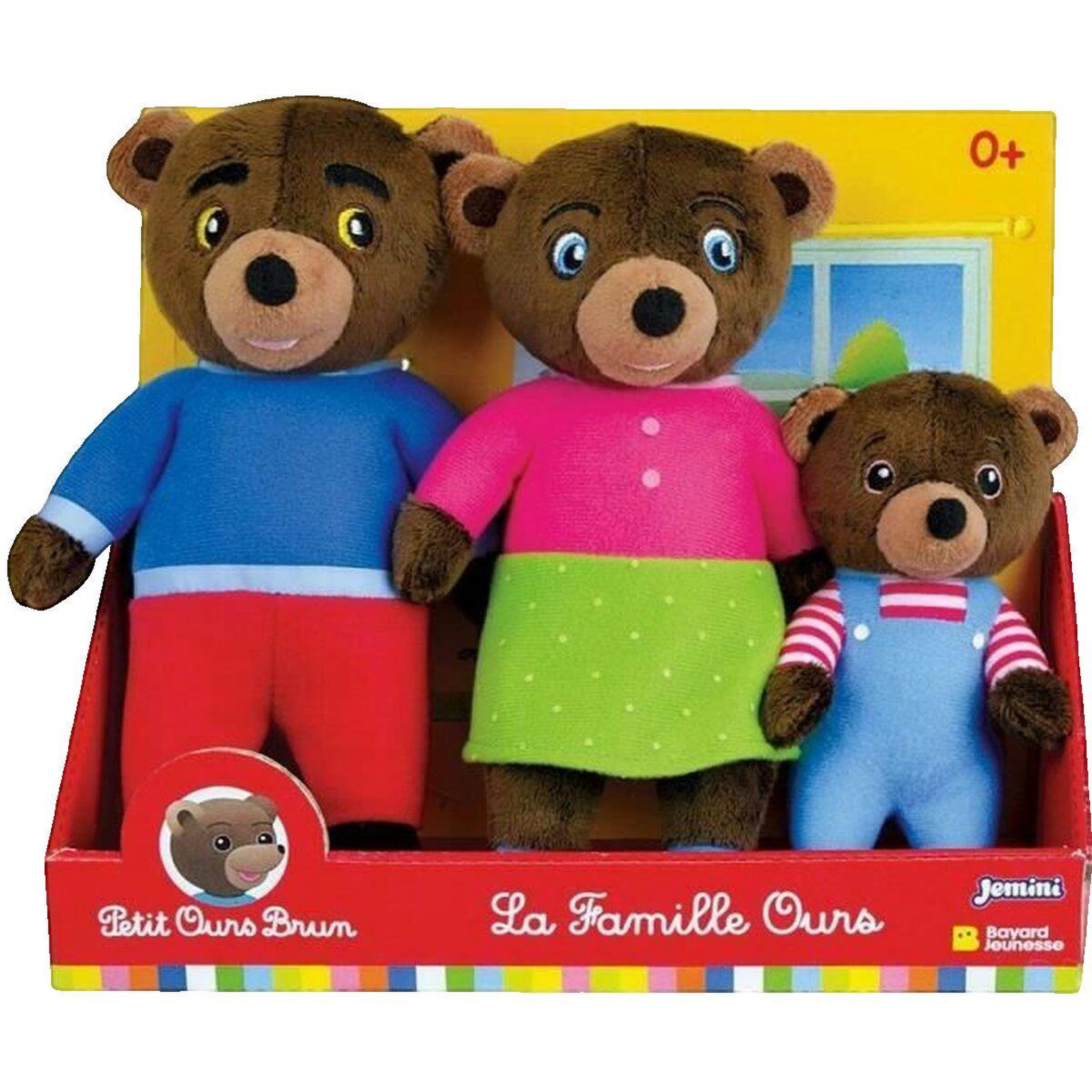 JEMINI Jouet en peluche Jemini Ours brun