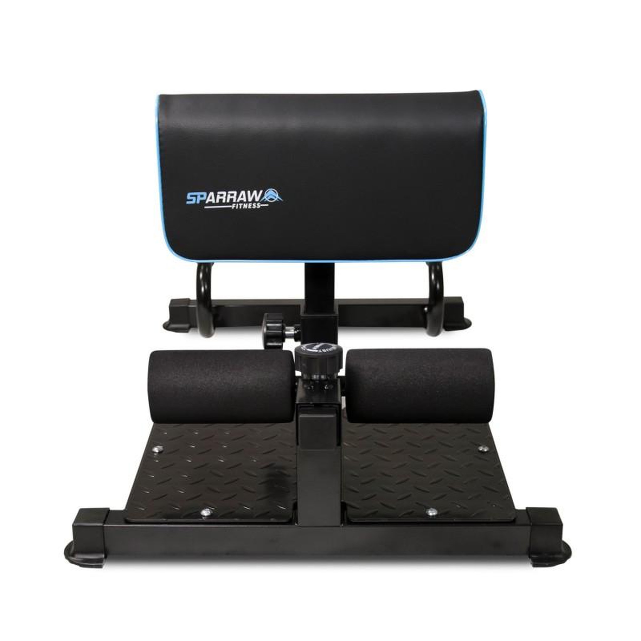 Voir la diapositive 2 : SPARRAW Squat Machine ALTIUS Appareil de musculation multifonction 88 x 56 x 50 cm - Dossier réglable en hauteur - Charge max 120kg