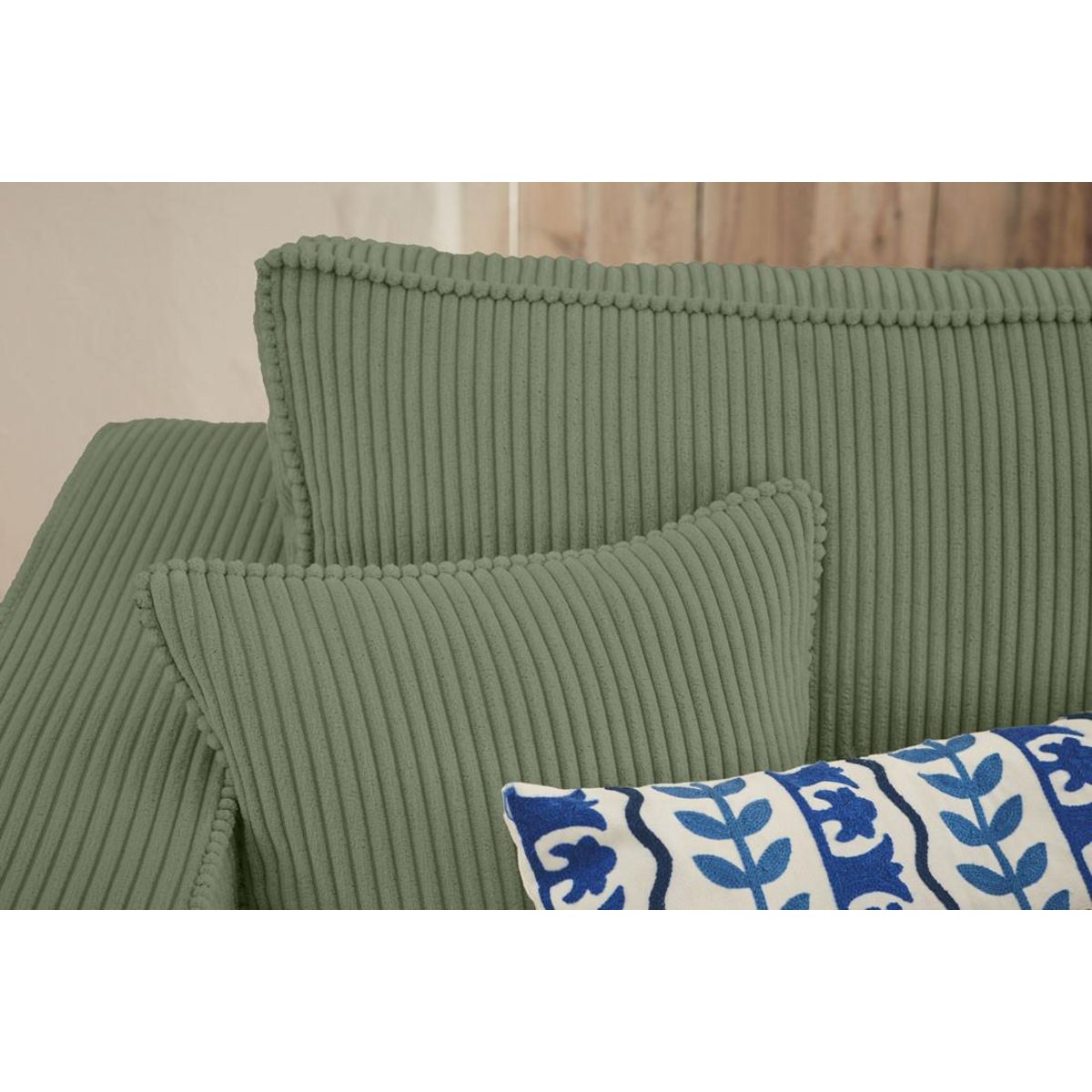 BEST MOBILIER Topaze - canapé d'angle réversible - 4 places - convertible avec coffre - en velours côtelé