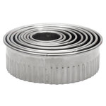 Paris Prix Lot de 9 Emporte-Pièces  Mamie Lily  9cm Argent