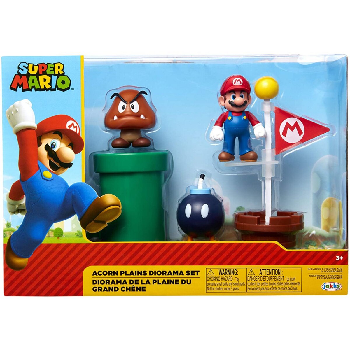 JAKKS PACIFIC Coffret de 3 figurines 10 cm Super Mario Odyssey pas