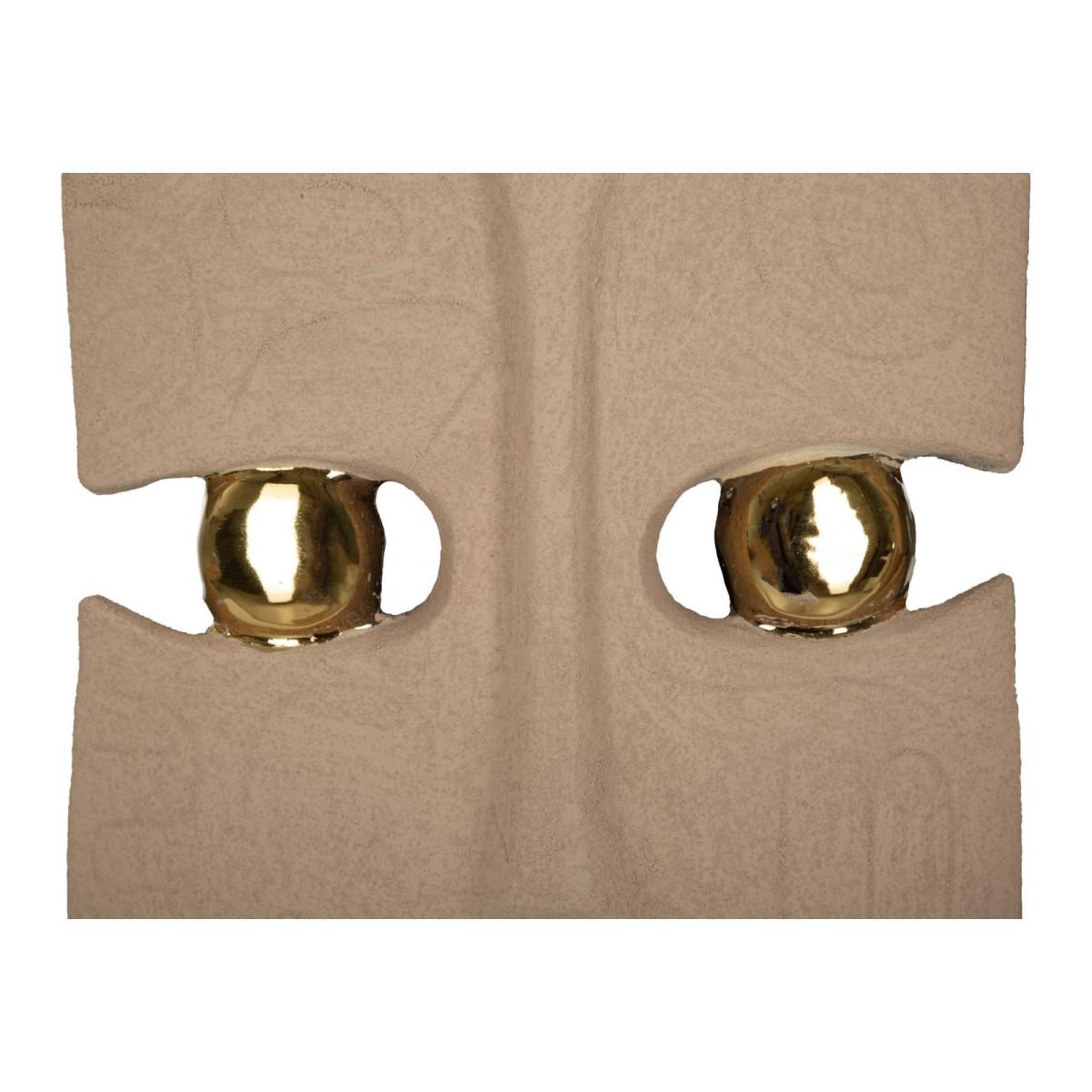 Voir la diapositive 3 : Paris Prix Lot de 2 objets muraux déco  dakar  40cm marron