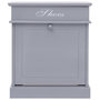 Voir la diapositive 2 : VIDAXL Armoire a chaussures Gris 50 x 28 x 58 cm Bois de Paulownia