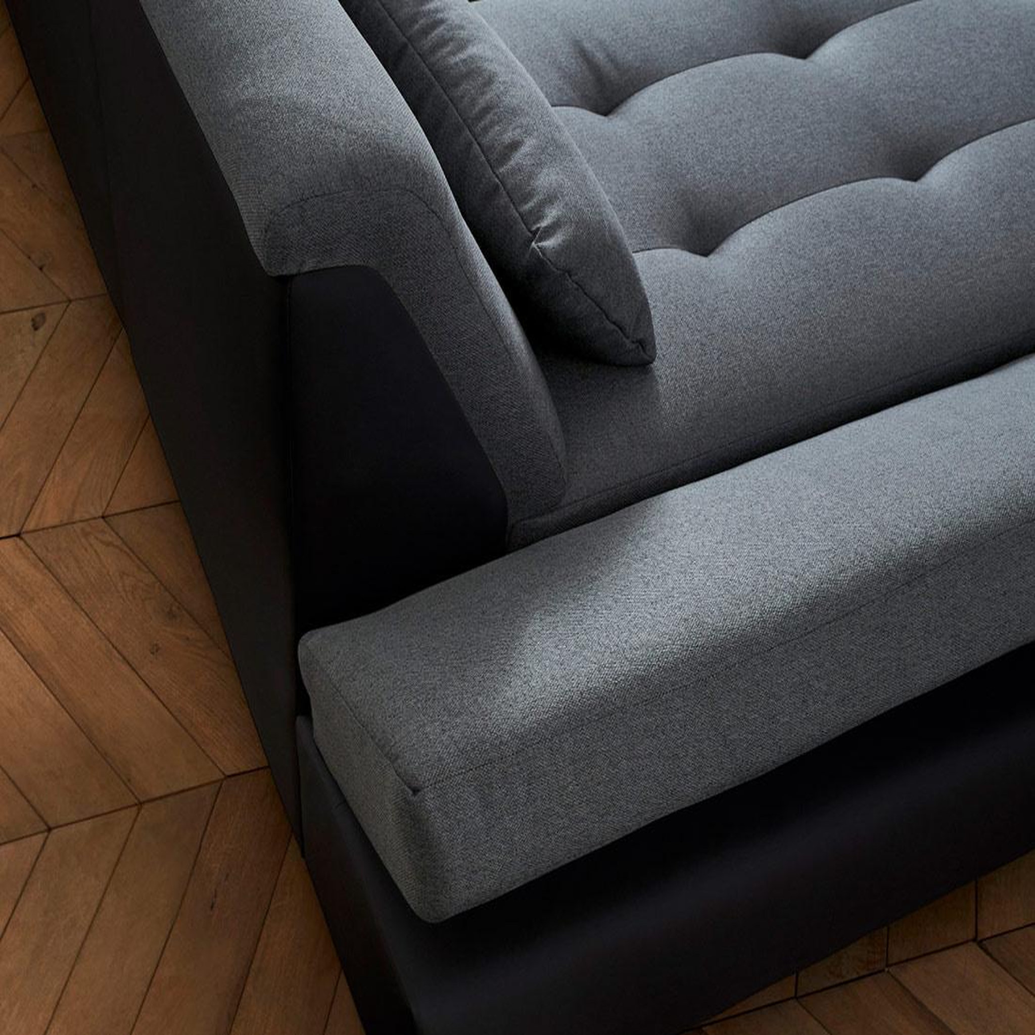 Voir la diapositive 5 : LISA DESIGN Vermont - canapé panoramique d'angle droit - 7 places - xxl