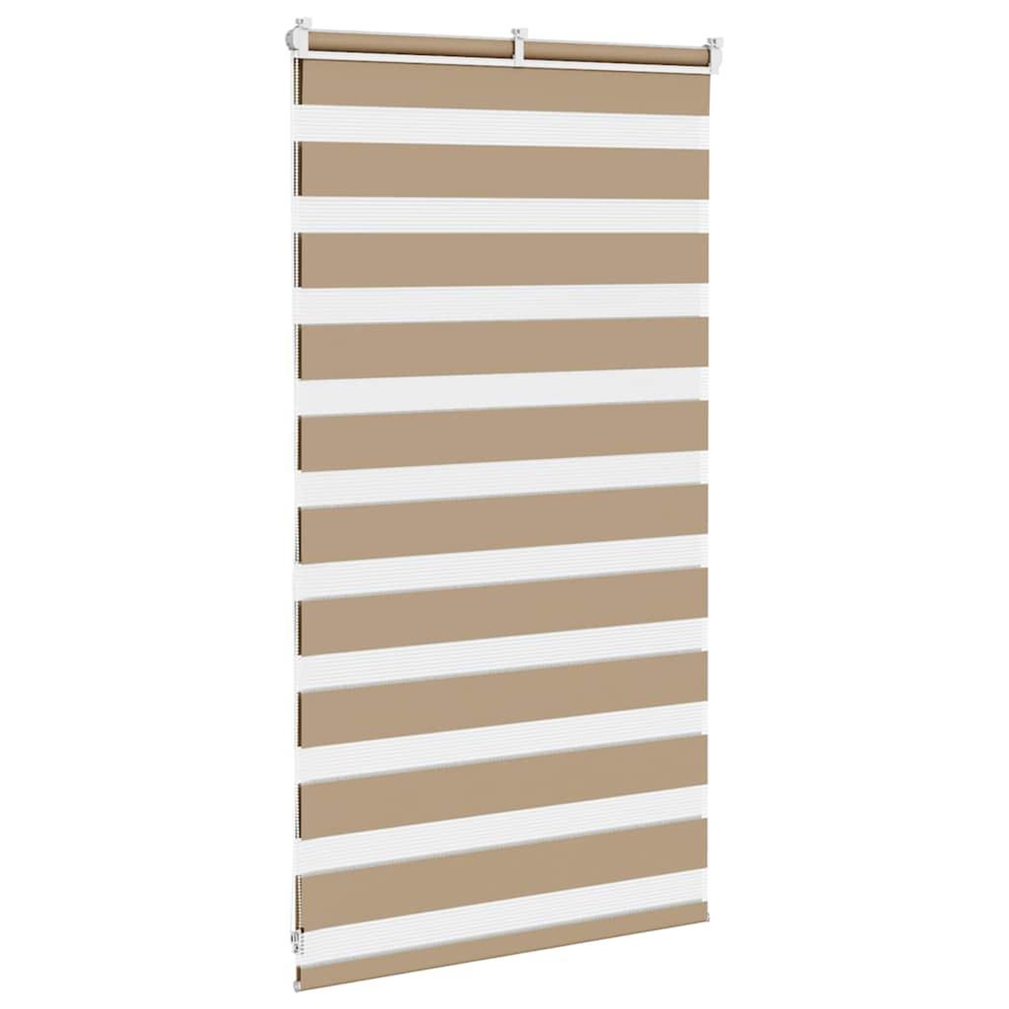 Voir la diapositive 4 : VIDAXL Store zebre marron sable largeur du tissu 70,9 cm polyester