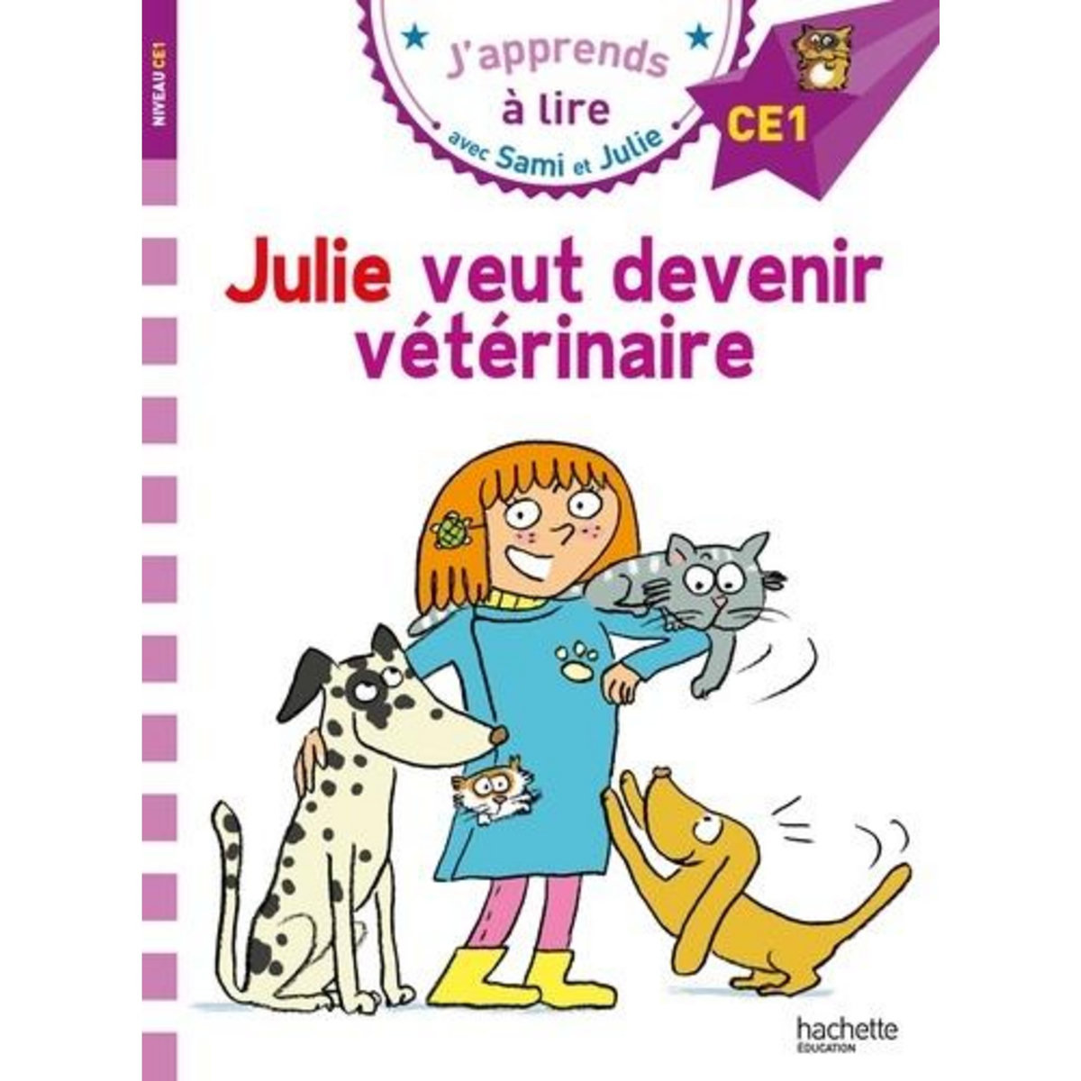 J'APPRENDS A LIRE AVEC SAMI ET JULIE : JULIE VEUT DEVENIR VETERINAIRE. NIVEAU CE1, Massonaud Emmanuelle