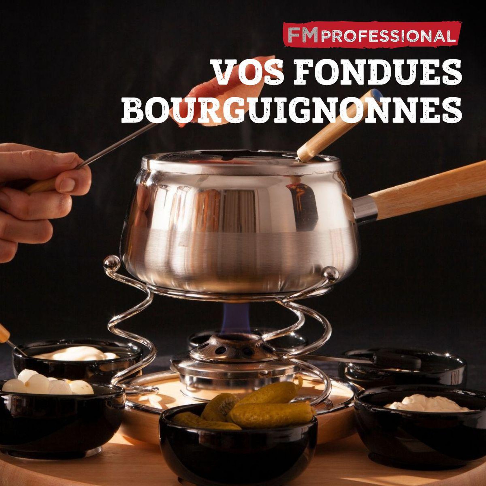 Voir la diapositive 5 : FM PROFESSIONAL Brûleur alcool fondue savoyarde FM Professional